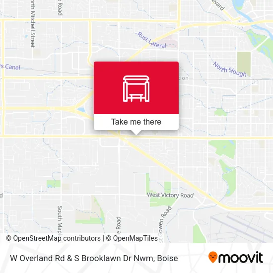 Mapa de W Overland Rd & S Brooklawn Dr Nwm