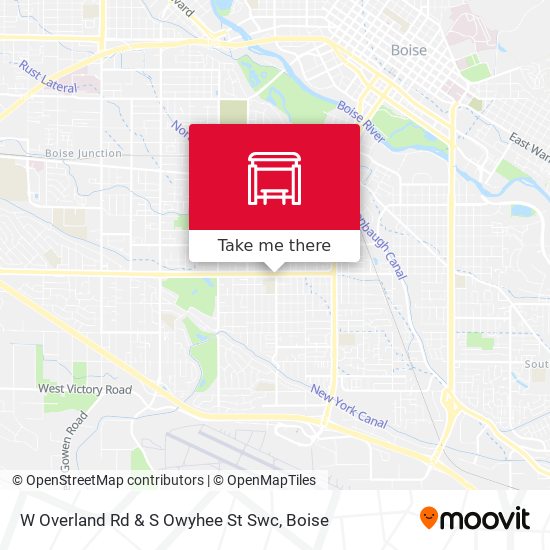 Mapa de W Overland Rd & S Owyhee St Swc