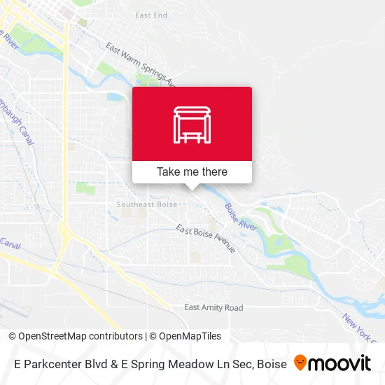 Mapa de E Parkcenter Blvd & E Spring Meadow Ln Sec