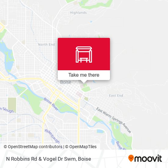 N Robbins Rd & Vogel Dr Swm map