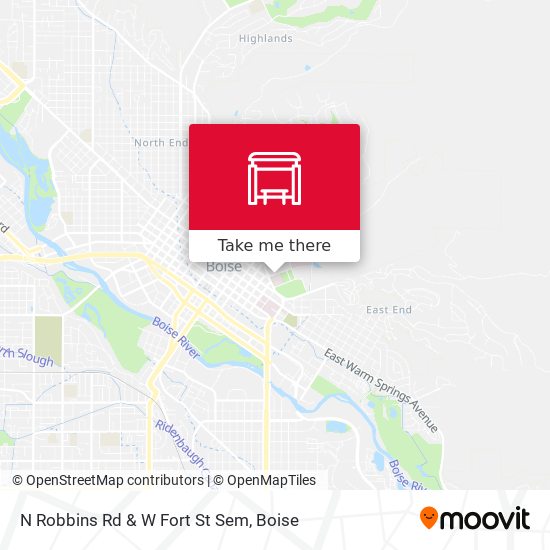 Mapa de N Robbins Rd & W Fort St Sem