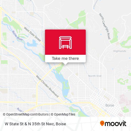Mapa de W State St & N 35th St Nwc