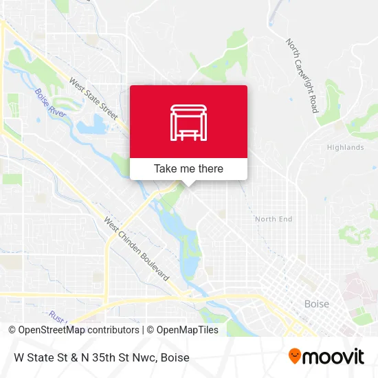 Mapa de W State St & N 35th St Nwc