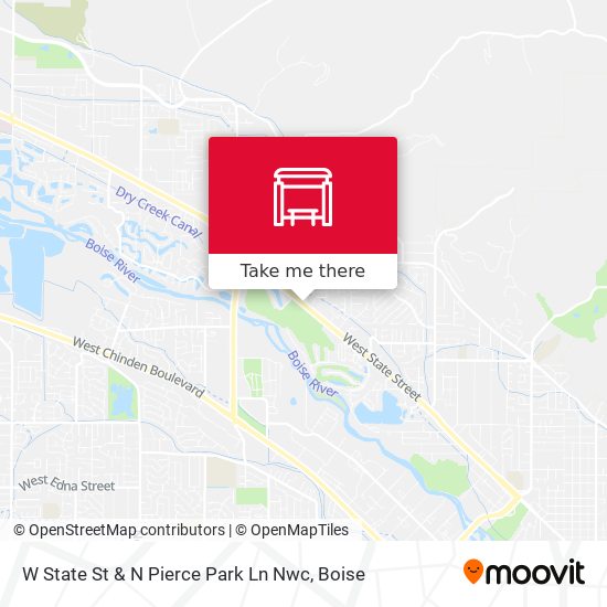 Mapa de W State St & N Pierce Park Ln Nwc
