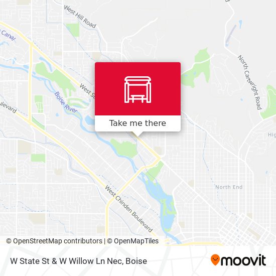 Mapa de W State St & W Willow Ln Nec