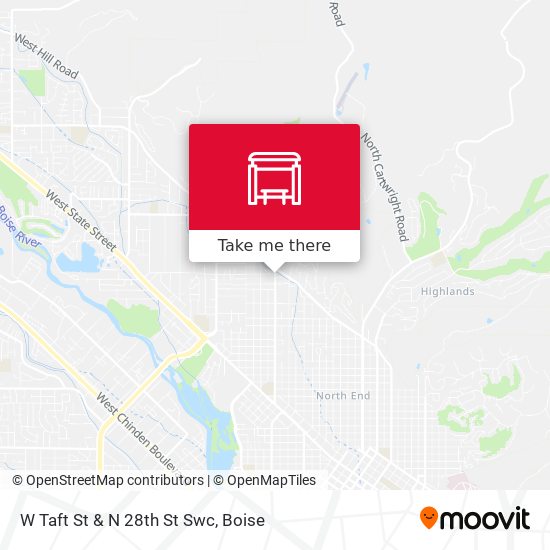 Mapa de W Taft St & N 28th St Swc