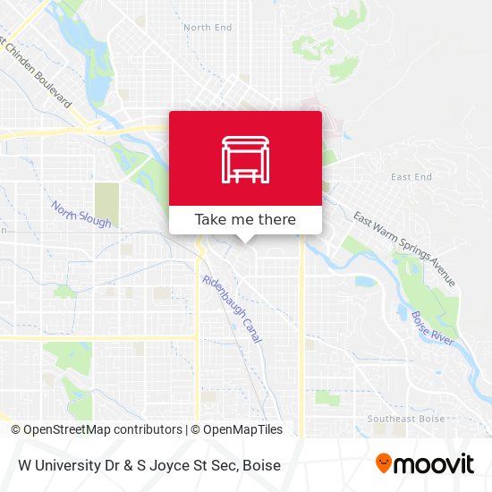 W University Dr & S Joyce St Sec map