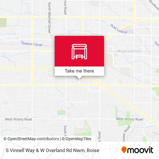 Mapa de S Vinnell Way & W Overland Rd Nwm