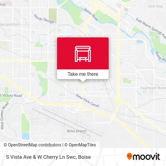 S Vista Ave & W Cherry Ln Swc map