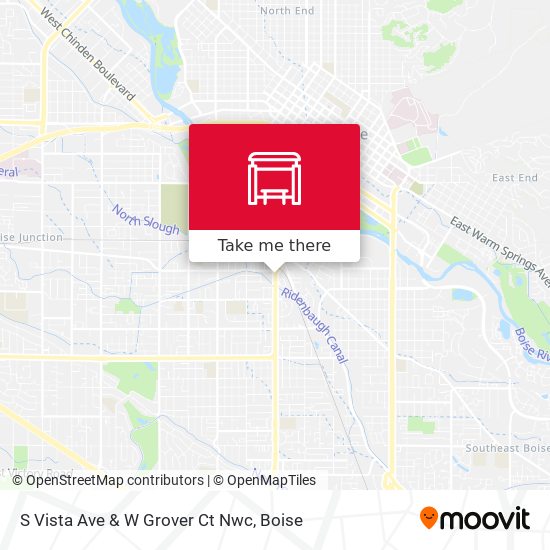S Vista Ave & W Grover Ct Nwc map