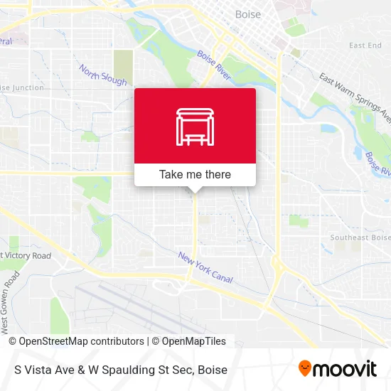 Mapa de S Vista Ave & W Spaulding St Sec
