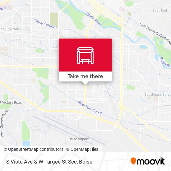 S Vista Ave & W Targee St Sec map