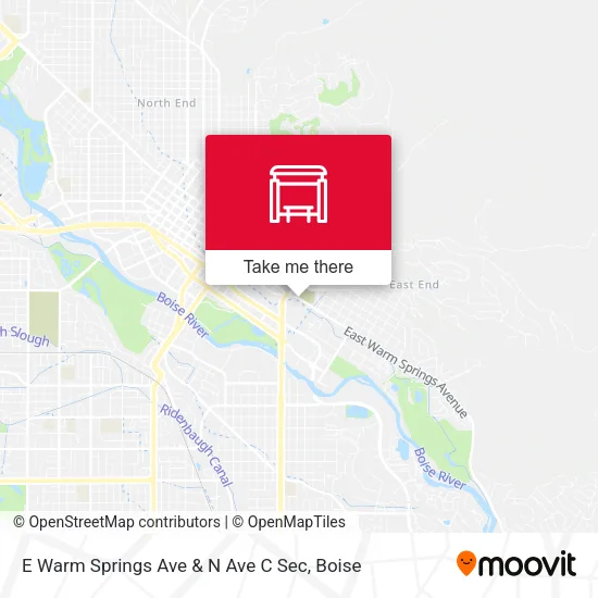 Mapa de E Warm Springs Ave & N Ave C Sec