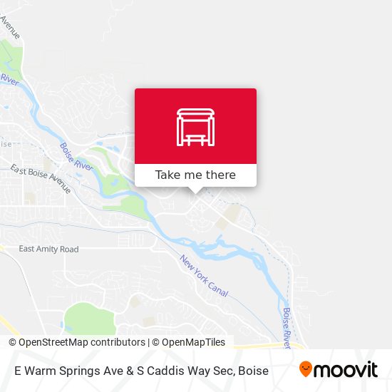 Mapa de E Warm Springs Ave & S Caddis Way Sec