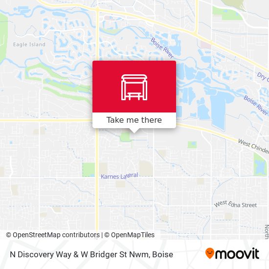 Mapa de N Discovery Way & W Bridger St Nwm