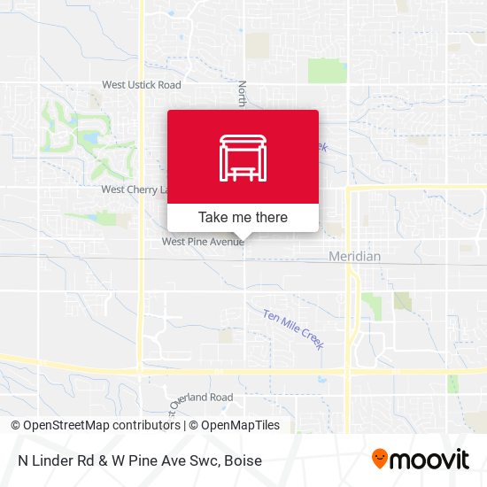 Mapa de N Linder Rd & W Pine Ave Swc