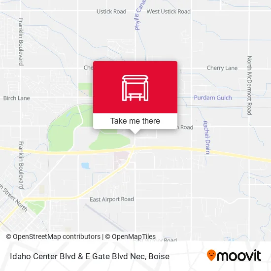 Mapa de Idaho Center Blvd & E Gate Blvd Nec