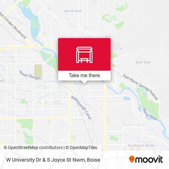 W University Dr & S Joyce St Nwm map