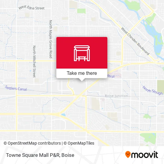 Towne Square Mall P&R map
