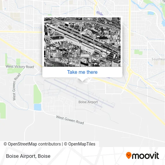 Boise Airport map