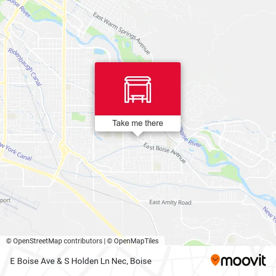 Mapa de E Boise Ave & S Holden Ln Nec