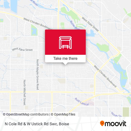 Mapa de N Cole Rd & W Ustick Rd Swc