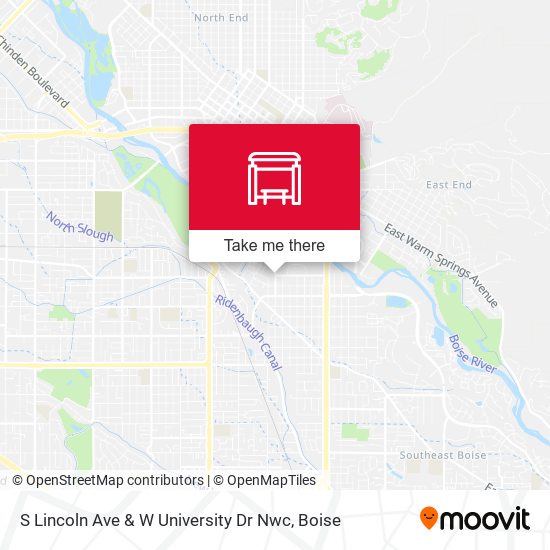 Mapa de S Lincoln Ave & W University Dr Nwc