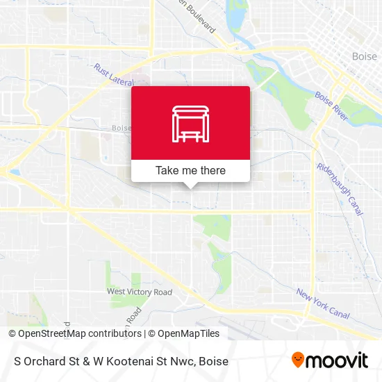 Mapa de S Orchard St & W Kootenai St Nwc