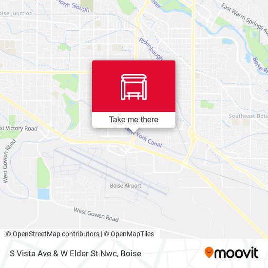 S Vista Ave & W Elder St Nwc map