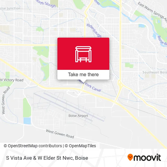 Mapa de S Vista Ave & W Elder St Nwc