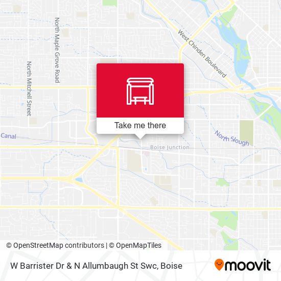 W Barrister Dr & N Allumbaugh St Swc map