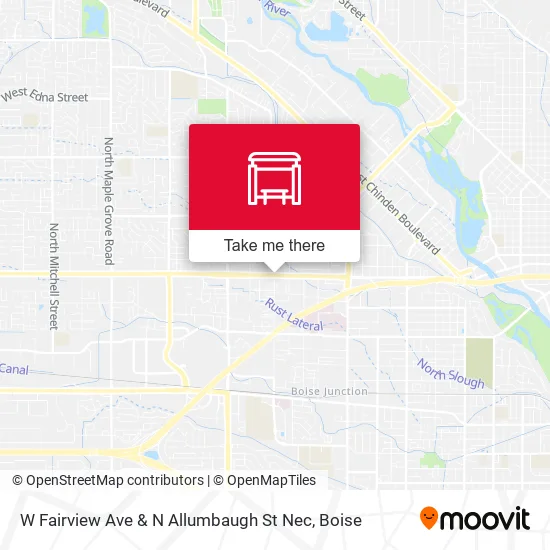 Mapa de W Fairview Ave & N Allumbaugh St Nec