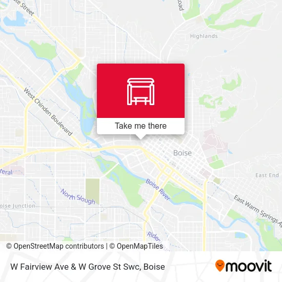 Mapa de W Fairview Ave & W Grove St Swc