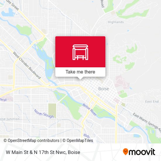 Mapa de W Main St & N 17th St Nwc