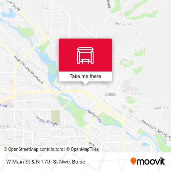 Mapa de W Main St & N 17th St Nwc