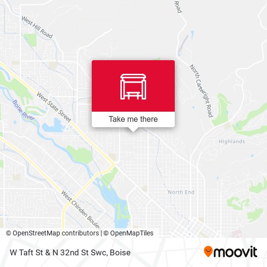 Mapa de W Taft St & N 32nd St Swc