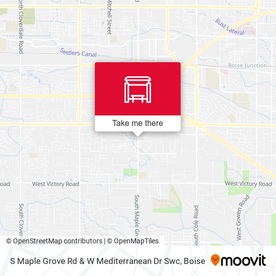 S Maple Grove Rd & W Mediterranean Dr Swc map