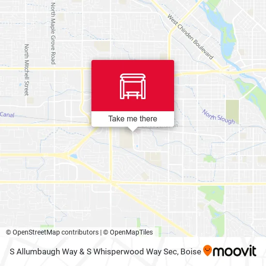 Mapa de S Allumbaugh Way & S Whisperwood Way Sec
