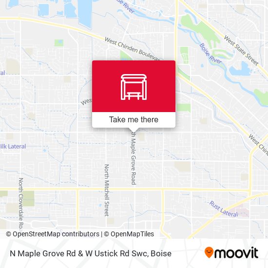 Mapa de N Maple Grove Rd & W Ustick Rd Swc