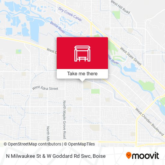 Mapa de N Milwaukee St & W Goddard Rd Swc