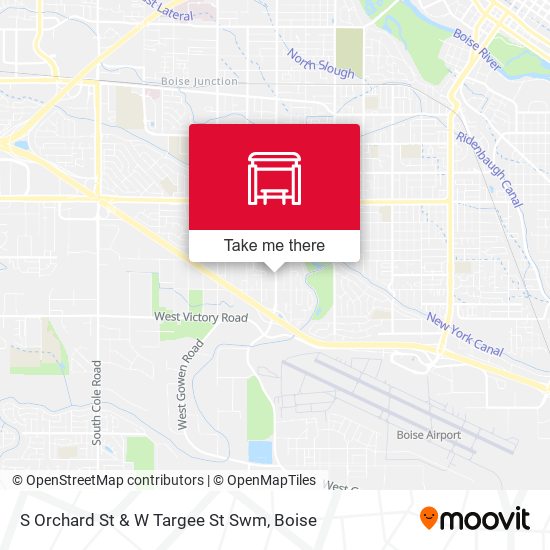 S Orchard St & W Targee St Swm map