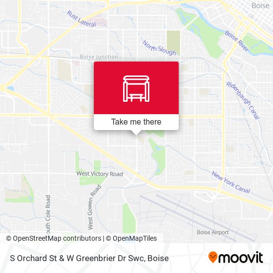 Mapa de S Orchard St & W Greenbrier Dr Swc