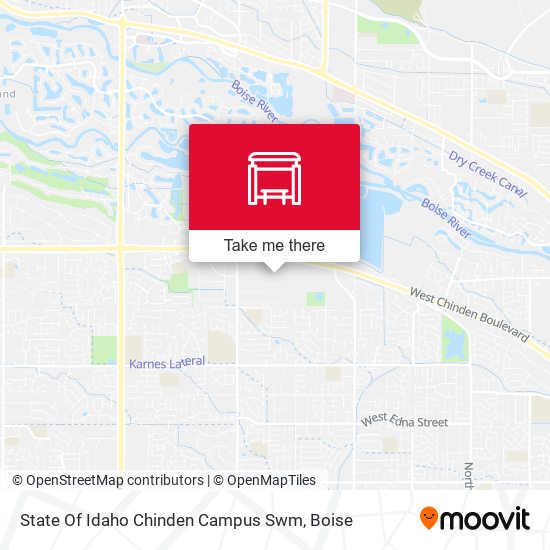 State Of Idaho Chinden Campus Swm map