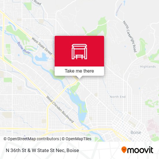 Mapa de N 36th St & W State St Nec