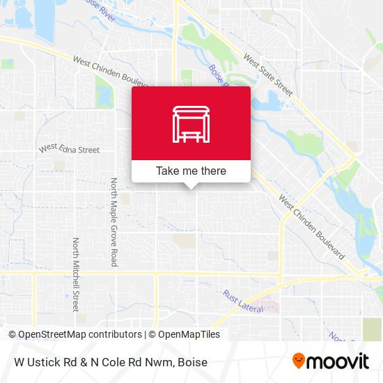 Mapa de W Ustick Rd & N Cole Rd Nwm