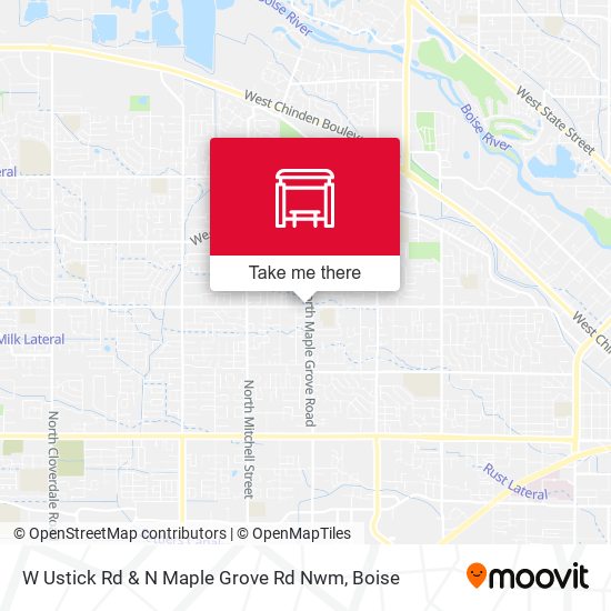 Mapa de W Ustick Rd & N Maple Grove Rd Nwm