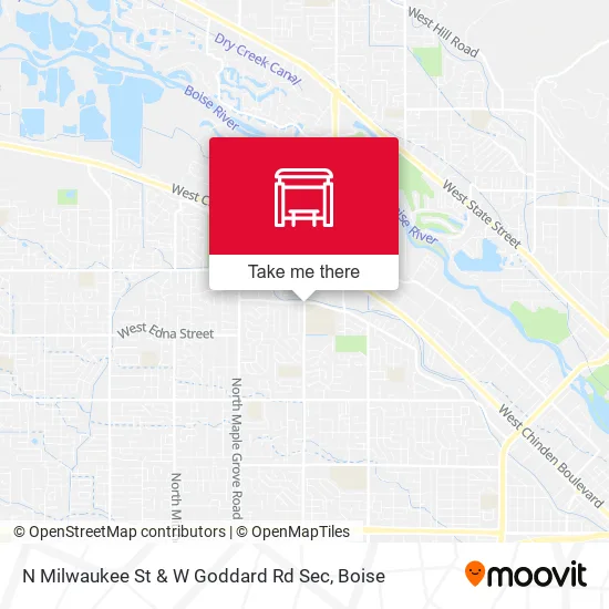 Mapa de N Milwaukee St & W Goddard Rd Sec