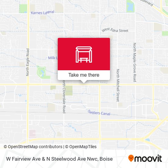 Mapa de W Fairview Ave & N Steelwood Ave Nwc