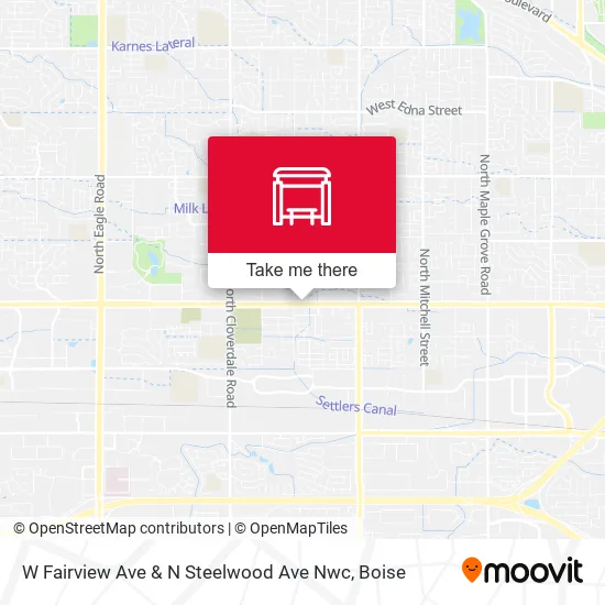 Mapa de W Fairview Ave & N Steelwood Ave Nwc