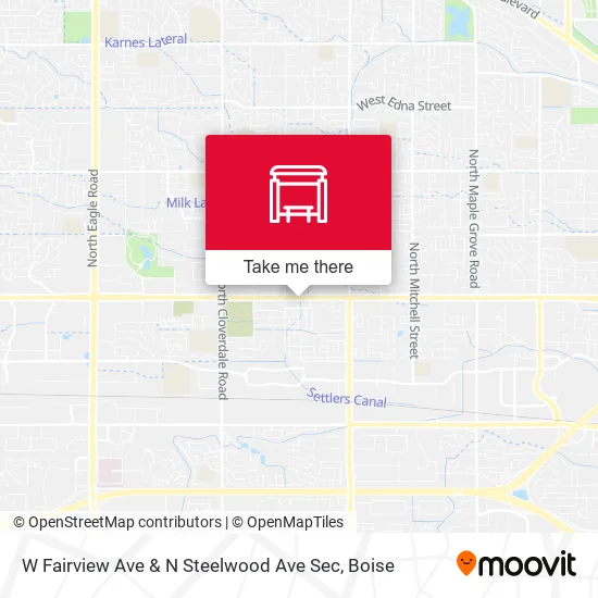 Mapa de W Fairview Ave & N Steelwood Ave Sec